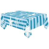 Starfish blue blackground Tablecloth