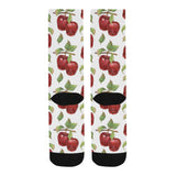 Red apples pattern Crew Socks