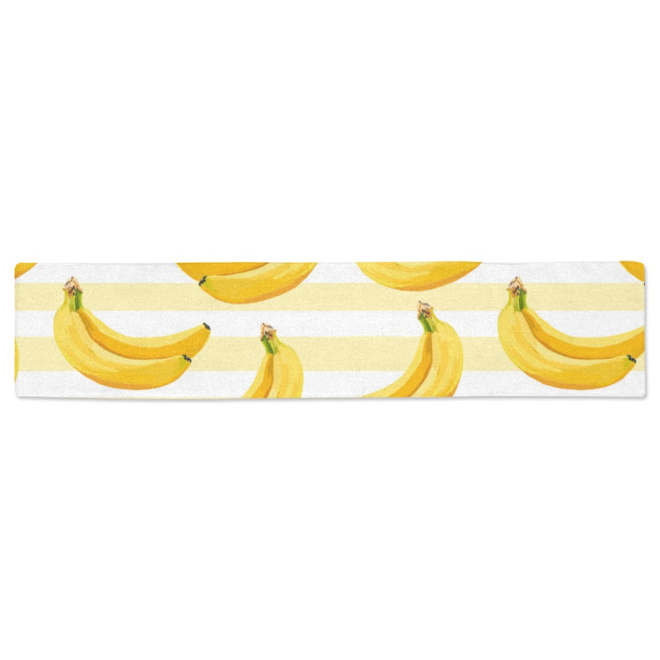 Banana pattern blackground Table Runner