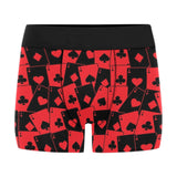 Casino Cards Suits Pattern Print Design 02 Men's All Over Print Boxer Briefs Men's Underwear