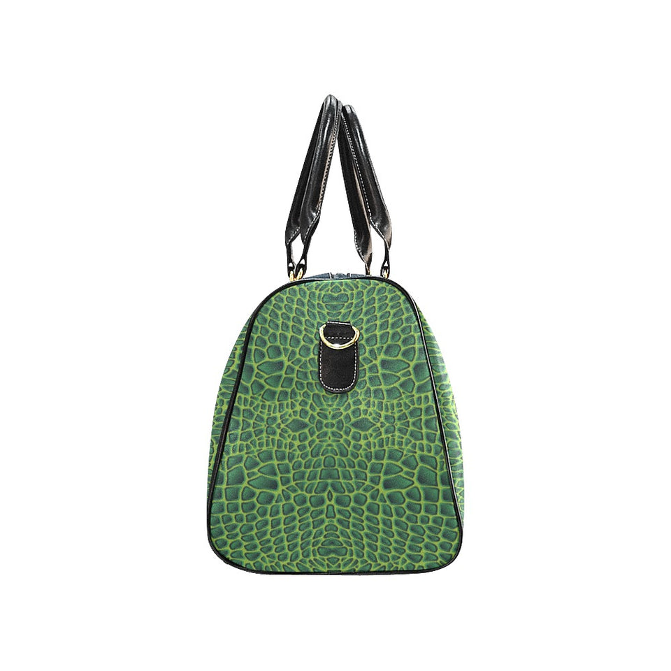 Crocodile Skin Printed Travel Bag