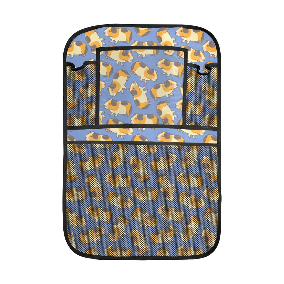 Guinea Pig Pattern Print Design 02 Car Seat Back Organizer