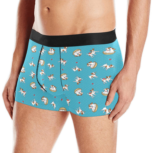 Jack Russel Pattern Print Design 03 Men's All Over Print Boxer Briefs Men's Underwear