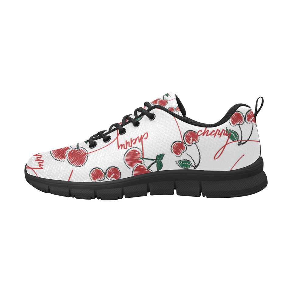 Hand drawn cherry pattern Men's Sneaker Shoes