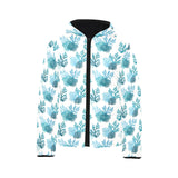 Coral Reef Pattern Print Design 04 Kids' Boys' Girls' Padded Hooded Jacket