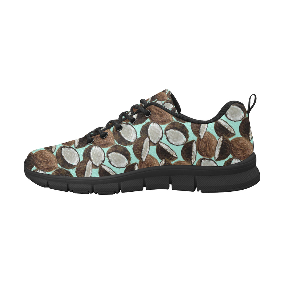 Coconut Pattern Print Design 03 Men's Breathable Sneakers ( Model 055)