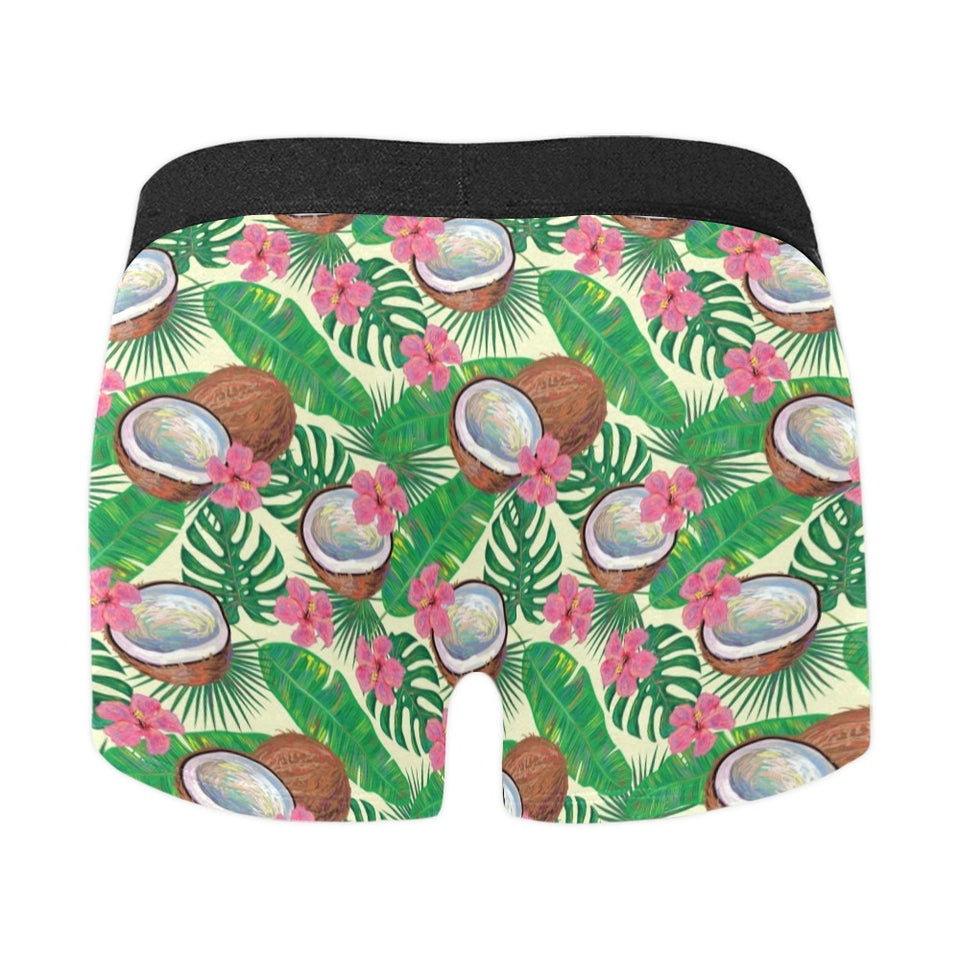 Coconut Pattern Print Design 01 Men's All Over Print Boxer Briefs Men's Underwear