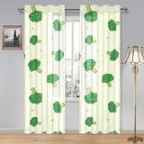 Broccoli pattern Gauze Curtain