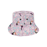 Beautiful toucan flower leaves Unisex Bucket Hat