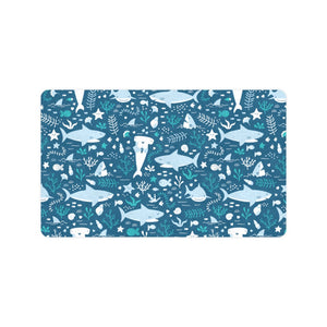 Cute shark pattern Doormat