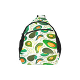 Avocado design pattern All Over Print Chest Bag