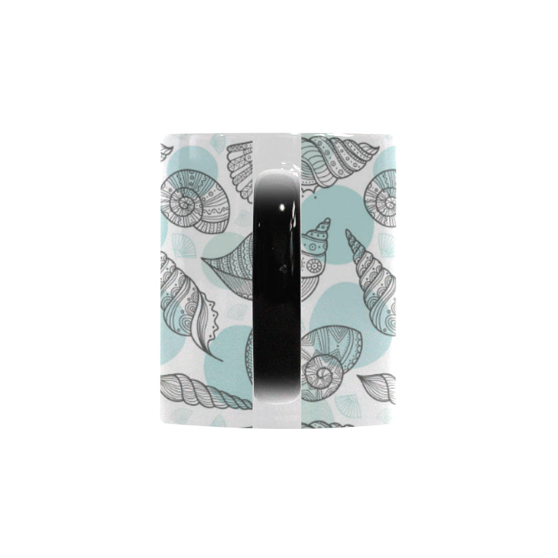 Shell polynesian tribal Morphing Mug Heat Changing Mug