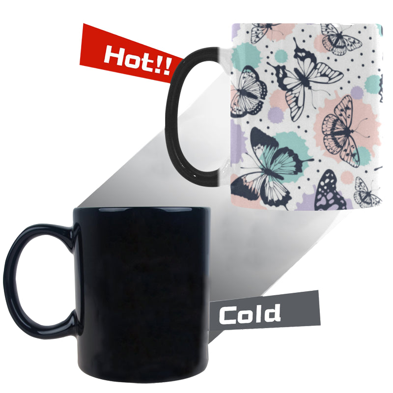 Butterfly pattern Morphing Mug Heat Changing Mug