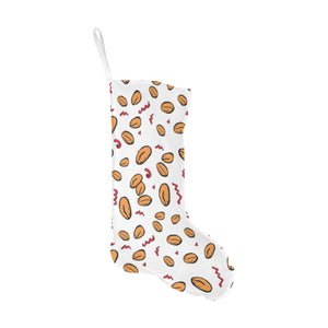 peanuts pattern background Christmas Stocking