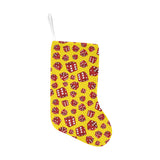Dice Pattern Print Design 04 Christmas Stocking