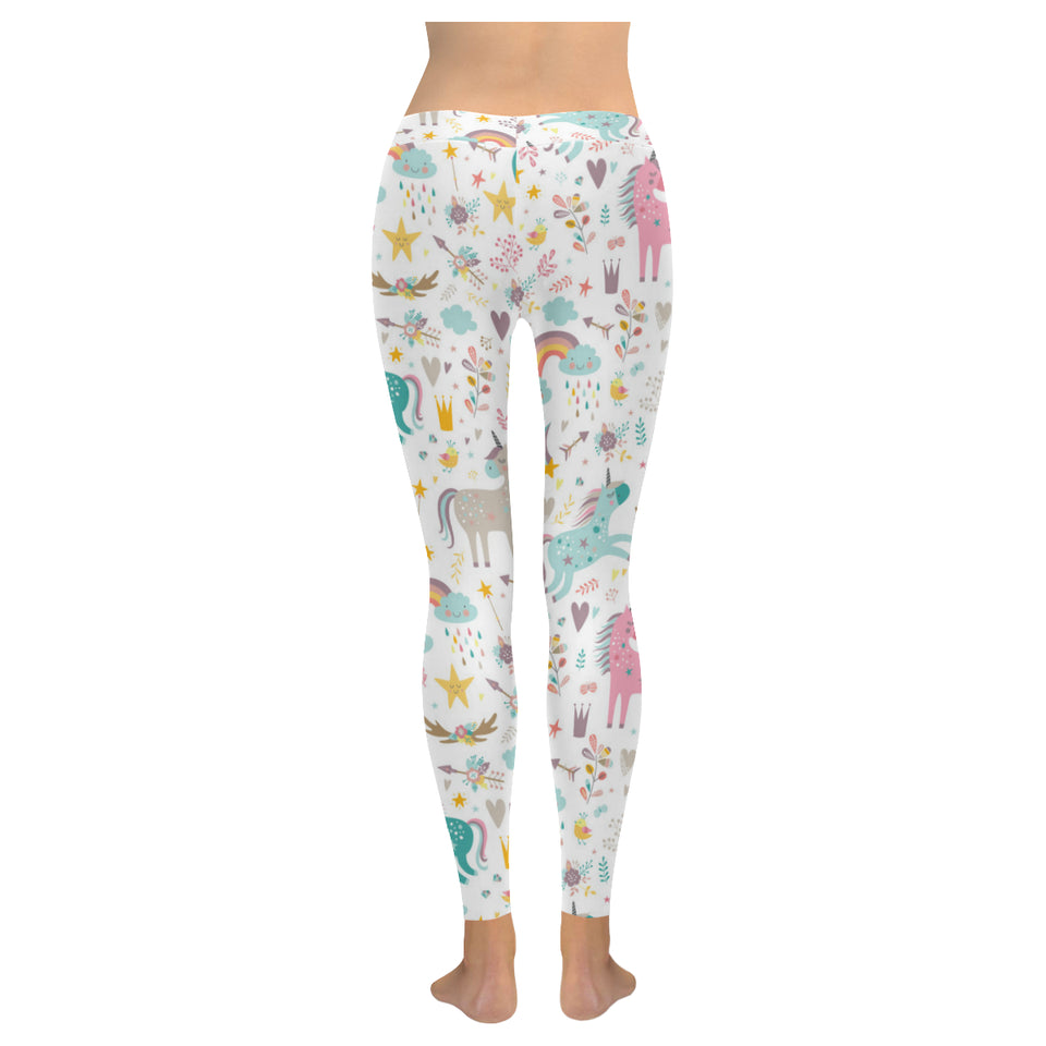 Colorful unicorn pattern Women's Legging Fulfilled In US