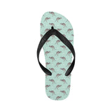 Kangaroo pattern background Unisex Flip Flops