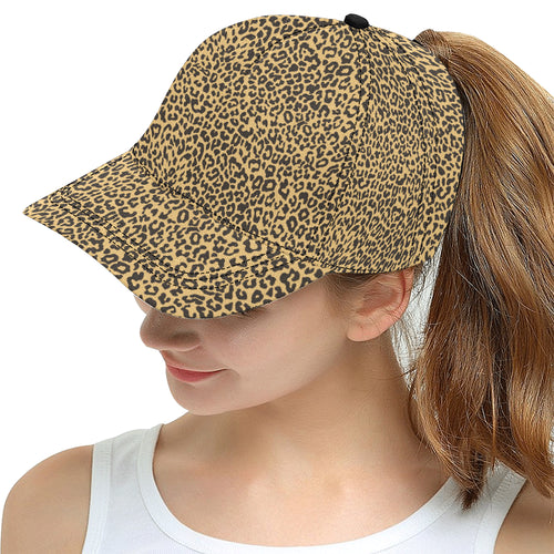 Leopard skin print All Over Print Snapback Cap