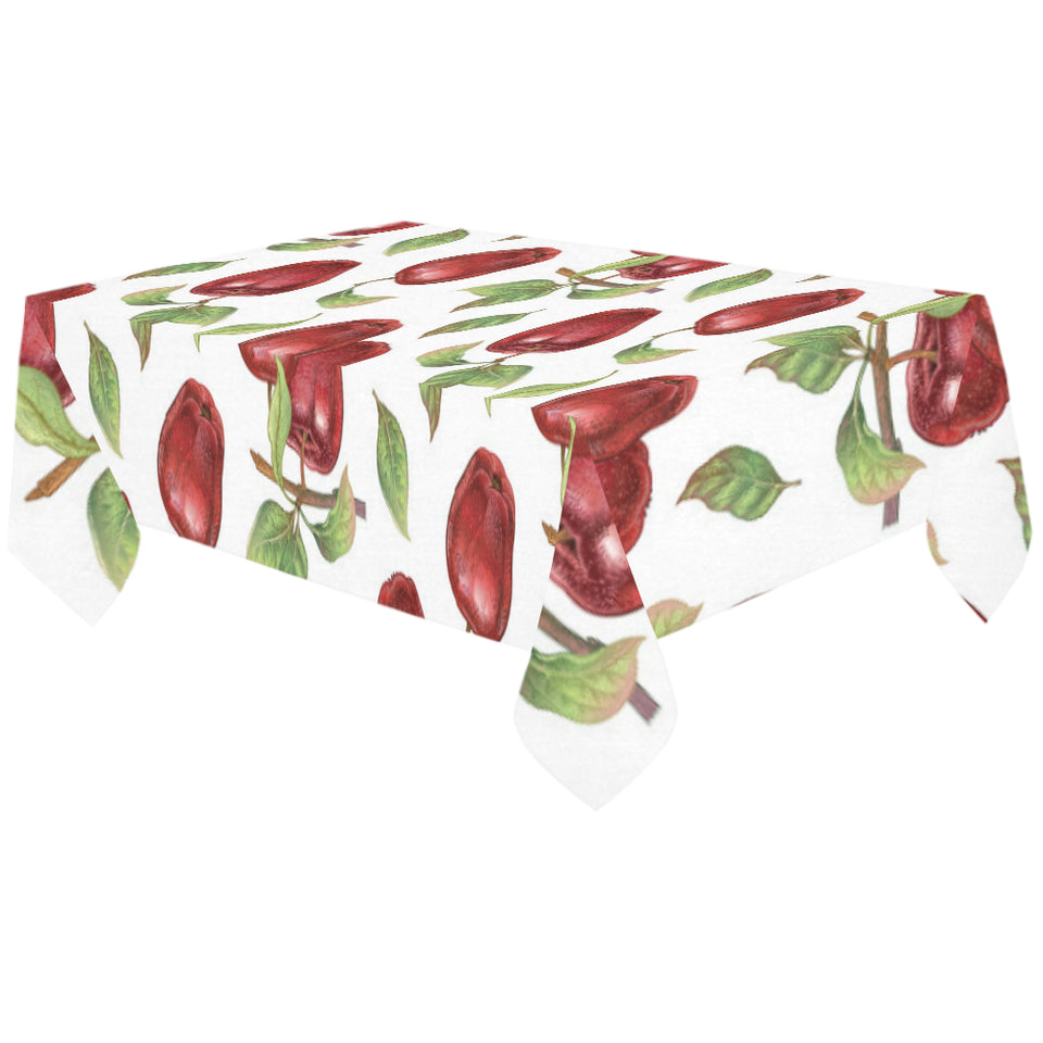 Red apples pattern Tablecloth