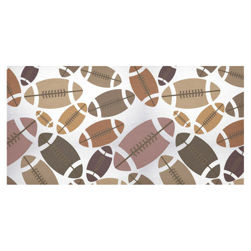 American football ball pattern Tablecloth