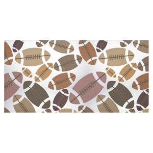 American football ball pattern Tablecloth