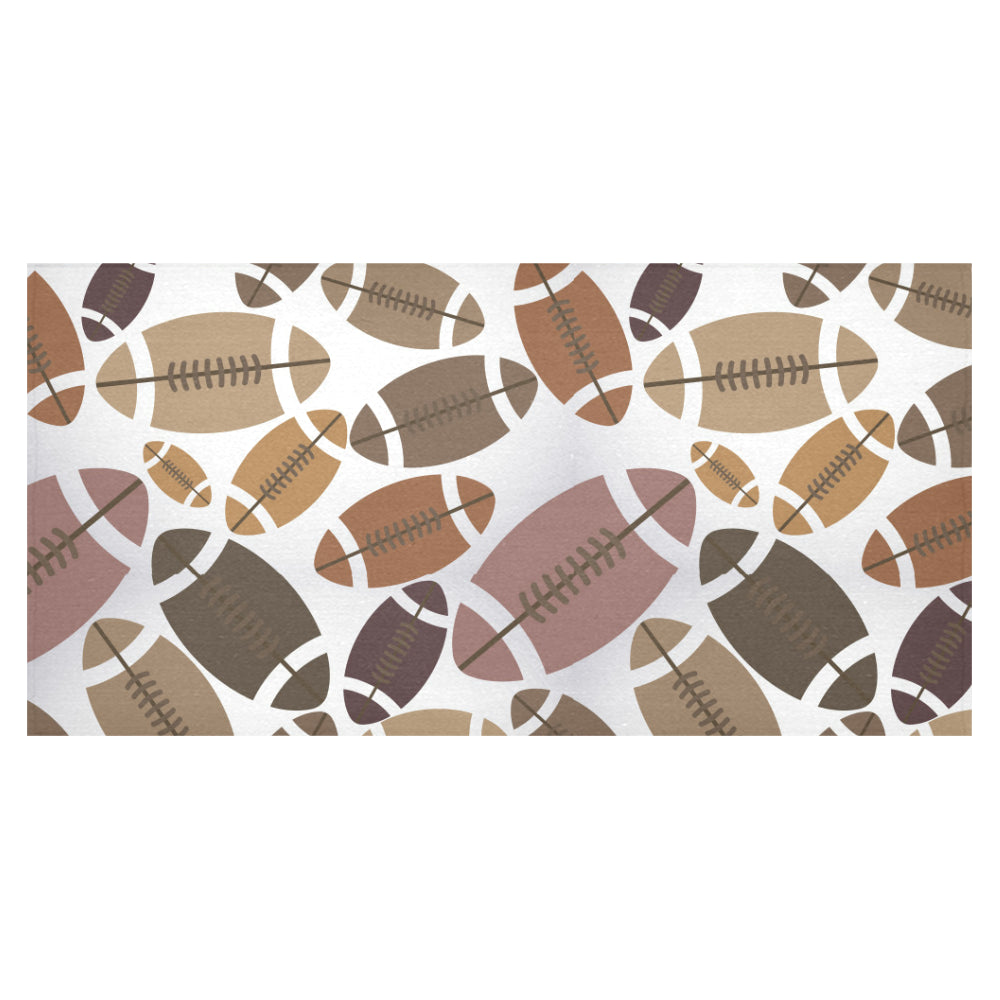 American football ball pattern Tablecloth