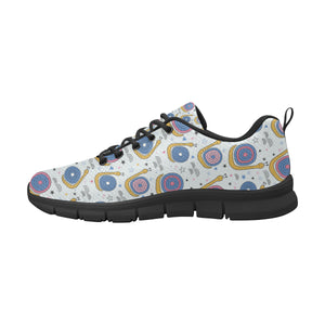 Snail Pattern Print Design 05 Men's Breathable Sneakers ( Model 055)