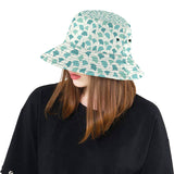 Green ginkgo leaves pattern Unisex Bucket Hat