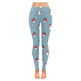 Cute penguin christmas snow pattern Women's Legging Fulfilled In US