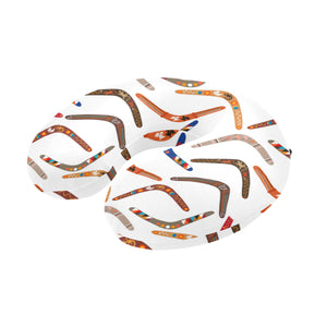 Boomerang Australian aboriginal ornament pattern U-Shaped Travel Neck Pillow
