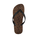 coffee bean pattern Unisex Flip Flops