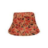 Fire flame pattern Unisex Bucket Hat