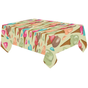 Colorful ice cream pattern Tablecloth