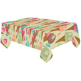 Colorful ice cream pattern Tablecloth