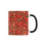 Red Tomato Pattern Morphing Mug Heat Changing Mug