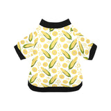 Corn Pattern Print Design 05 All Over Print Pet Dog Round Neck Fuzzy Shirt