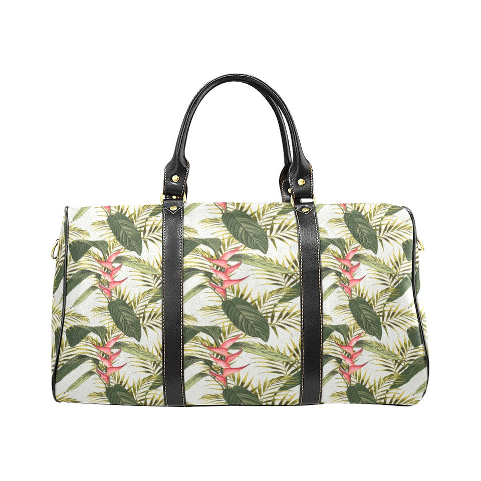 heliconia pattern Travel Bag