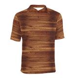 Wood Printed Pattern Print Design 04 Men's All Over Print Polo Shirt