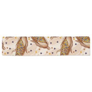 Corn Pattern Print Design 03 Table Runner