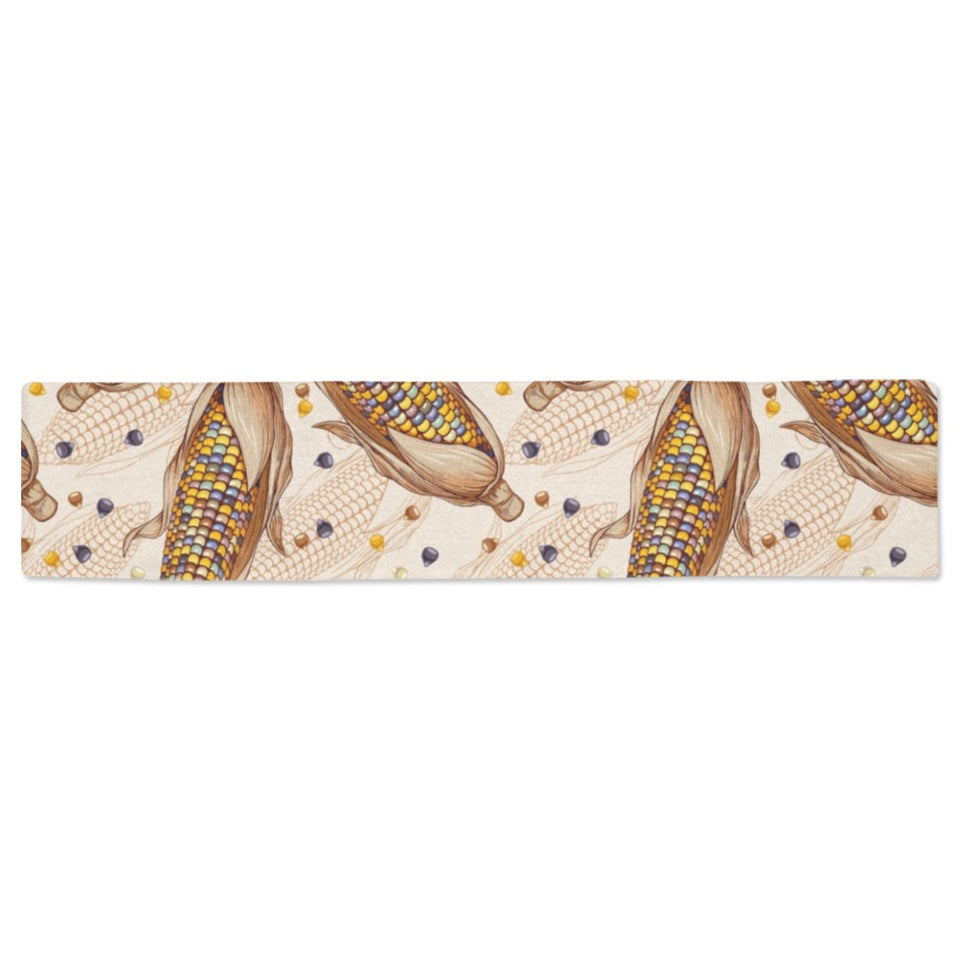 Corn Pattern Print Design 03 Table Runner