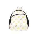 Horseshoes Pattern Print Design 02 All Over Print Chest Bag