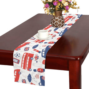 British Pattern Print Design 03 Table Runner