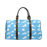Cute sea lion seal pattern background Travel Bag