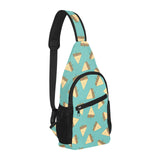Sandwich Pattern Print Design 03 All Over Print Chest Bag