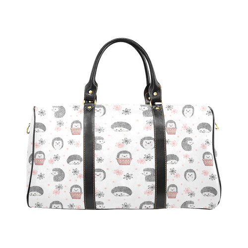 Hedgehog Pattern Print Design 02 Travel Bag