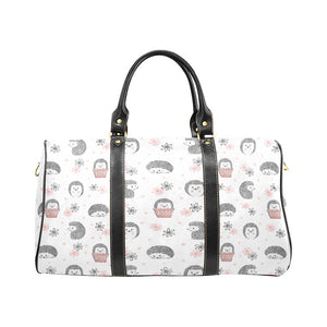 Hedgehog Pattern Print Design 02 Travel Bag