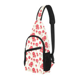 Rose Pattern Print Design 01 All Over Print Chest Bag