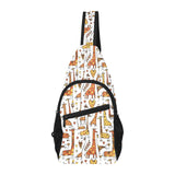 Giraffe Pattern Print Design 04 All Over Print Chest Bag