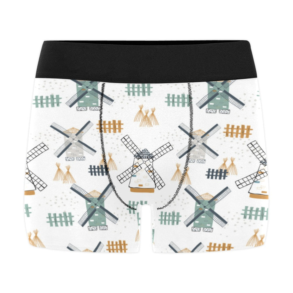 windmill pattern Men's All Over Print Boxer Briefs Men's Underwear