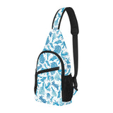 Coral Reef Pattern Print Design 01 All Over Print Chest Bag